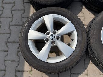 4x al kola 5x100 15 + pneu letní 185/60 R15 - 3