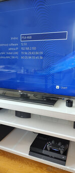 PS4 500GB, bezdrátový ovladač, kabely - 3
