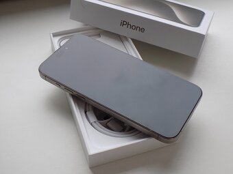 APPLE iPhone 15 Pro MAX 512GB Přírodní Titan-ZÁRUKA-TOP STAV - 3