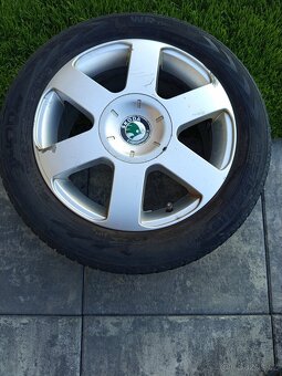 Originál Škoda Alu kola 5x112r16 - 3