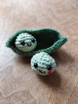 Hrášky - háčkovaná hračka 🧶 - 3