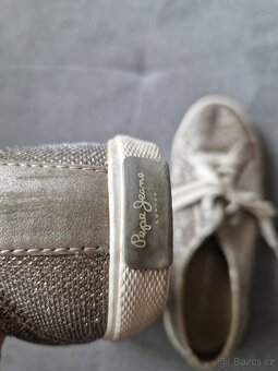 Peppe jeans dámské značkové kecky tenisky vel 41 třpytivé - 3