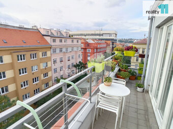 Pronájem bytu 2+kk/T, 76.5 m2, zařízený, cihla, Praha 7 - Ho - 3
