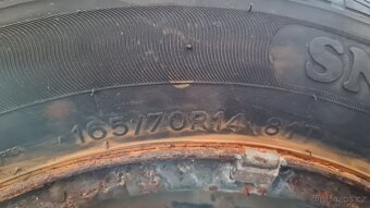 2x zimní pneu 165/70 R14 - 3