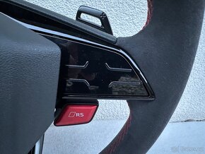 Audi sportovy volant alcantara cerveny RS3 RSQ3 RS4 RS5 - 3