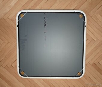 Vintage zrcadlo- Bílá lakovaná trubka - 3