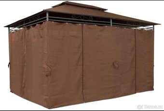 Zahradní altán 3x4m hnědý - 3