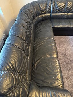 Kožená rohová sedačka - 3