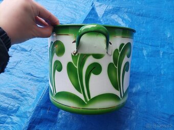 Smaltovaný hrnec, průměr 22 cm - 3