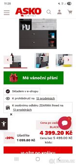 Komoda Tablo šedá/enigma - 3