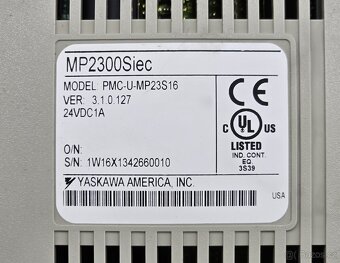 Motion Controller YASKAWA MP2300Siec (PMC-U-MP23S16) - 3