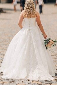Princeznovské svatební šaty - 3
