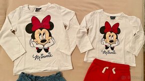 Dívčí vánoční sourozenecký set Minnie vel. 92 a 122 - 3