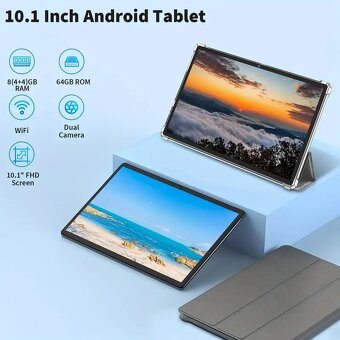 Nový Tablet QDDQ černý 8 GB+64GB 25.65 cm - 3