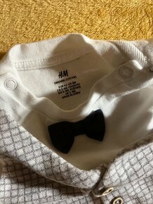 Body s vestičkou a motýlkom H&M veľ.62 - 3