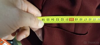 Sako tmavě vínové pánské vel.XL - 3