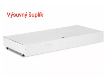 Postýlka+šuplík+matrace - 3