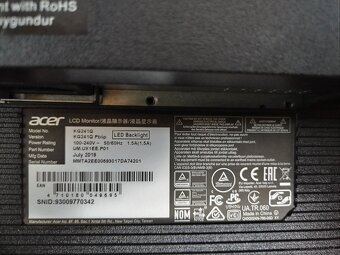 Herní Acer KG241Q monitor - 3