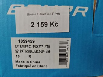 Brusle BAUER X-LP Yth, velikost 10 - 3