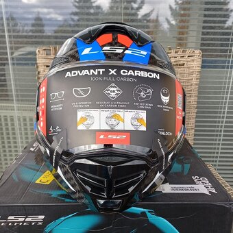 Silniční překlápěcí přilba LS2 ADVANT X CARBON FUTURE II - 3