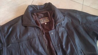 Kožený kabát zn. Bulur, vel. XXL - 3