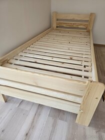 Prodám nové postele s roštem 80x200. - 3