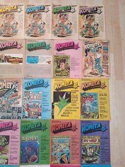 Kometa 1-36 plus magazíny a Kometka 1,2 - 3