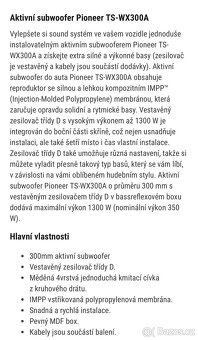 Subwoofer pioneer - 3