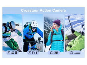 ZÁRUKA : Akční kamera Crosstour CT7000 1080p/12MP/170°/WiFi - 3