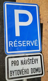 dopravní značka Parkování Parkoviště vyhrazené - 3