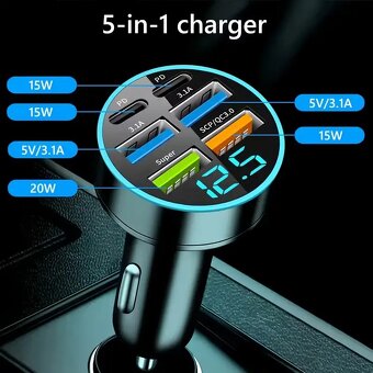 Nabíječka do auta 250w rychle nabíječka - 3