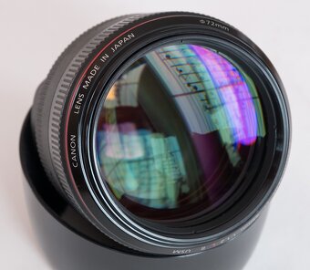CANON EF 85/1,2 L USM II zánovní kus v TOP stavu - 3