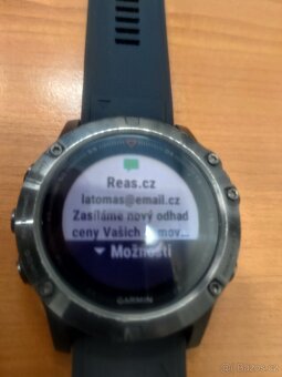 Garmin Fenix 5X Sapphire černo-šedé chytré hodinky - 3