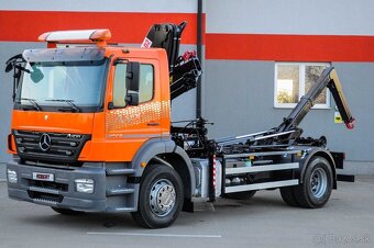 MERCEDES AXOR 19T HÁKOVÝ NOSIČ KONTEJNERŮ HYDRAULICKÁ RUKA - 3