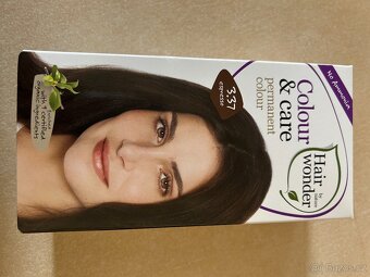 Přírodní barva na vlasy Hair Wonder středně hnědá, espresso - 3