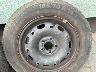 Komplet plech kola VW, Skoda 165/70 R14 zimní 4ks - 3