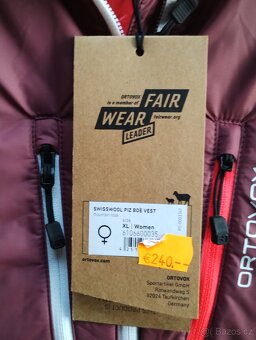 Vesta ORTOVOX SWISSWOOL PIZ BOE Women vel.XL-levně - 3