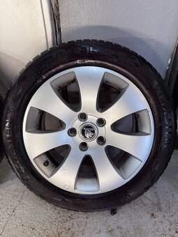 Zimní ALU sada Škoda 5x112 r16 s pneu 205/55/16 - 3