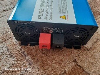 Prodám sinusový měnič napětí 24/230V 5/12kW - 3