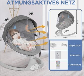 Elektrická kolébka,5 rychlosti v záruce - 3