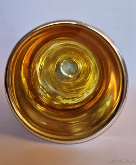 Mešní pohár - amalgámové sklo (selské stříbro) - 3