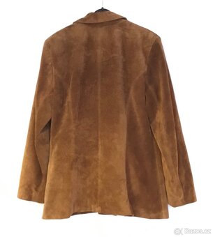 Bunda Ami / England/ 100% kůže /semiš - 3