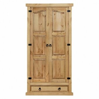 Dřevěná skříň 2dveřová CORONA vosk 162820 - 3