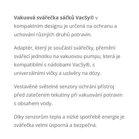 Vakuová svářečka sáčků Zepter VacSy - 3