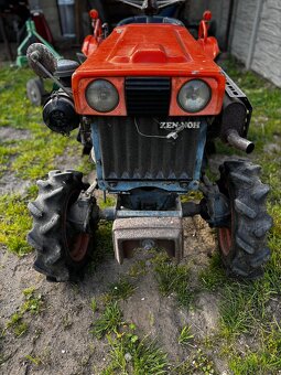 Malotraktor Kubota + jednoradličný pluh - 3