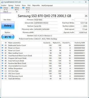 SSD disk 2.5" Samsung 870 QVO 2TB - 3