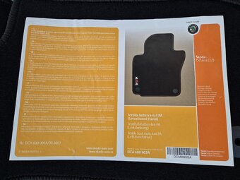 sada textilních koberců Škoda Octavia II 4x4 DCA600003A - 3