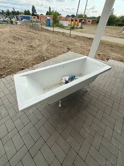 Vana 1700 x 700 mm, akrylátová, bílá, CLIVIA TOP DESIGN PLUS - 3