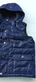 Chlapecká zimní maskáčová bunda a vesta( vel. 122) - 3