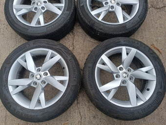Škoda Octavia IV - alu 6,5x17 et46 + letní 205/55/17 - 3